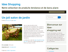 Tablet Screenshot of idee-shopping.net
